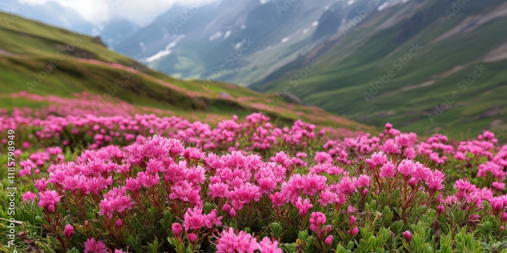 Vibrant pink flowers flourish in elevated regions, showcasing their beauty and resilience. These pink flowers create stunning landscapes in high altitude areas where they naturally thrive. Vibrant pink flowers flourish in elevated regions, showcasing their beauty and resilience. These pink flowers create stunning landscapes in high altitude areas where they naturally thrive.