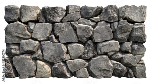 Dramatic contrast, a pile of dark rocks on clean black background, capturing texture and minimalist aesthetics
