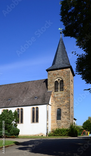 Historical Joseph Church in the Village Henneckenrode, Lower Saxony
