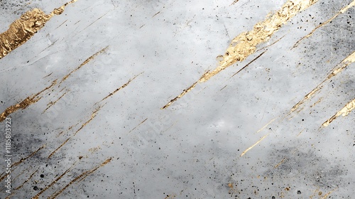 Grey marble texture gold veins background design