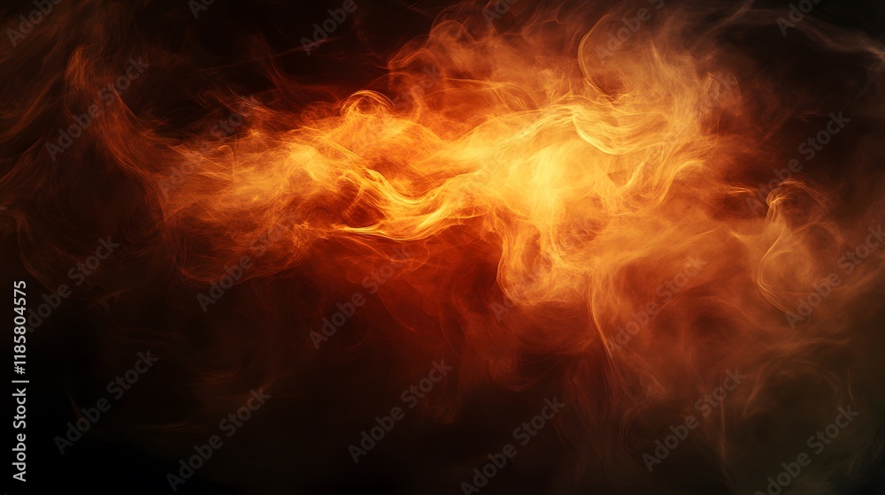 Fiery Orange Smoke Abstract Background Texture Fiery Orange Smoke Abstract Background Texture