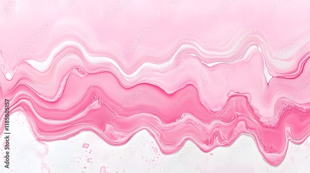 Pink Abstract Fluid Acrylic Painting Texture Background Pink Abstract Fluid Acrylic Painting Texture Background
