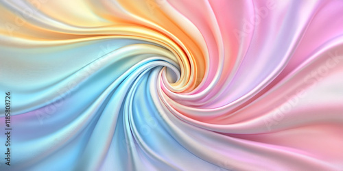 Wallpaper Mural The image features a spiral pattern with a gradient of pastel colors, transitioning from blue and yellow on the left to pink and orange on the right Torontodigital.ca