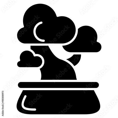 Bonsai  Icon Element For Design