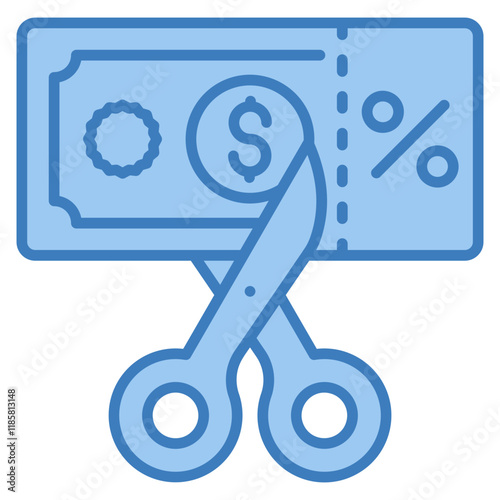 Tax Deduction Icon Element For Design