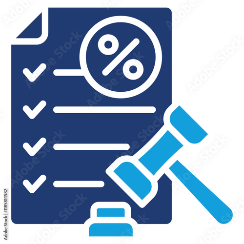 Tax Compliance Icon Element For Design