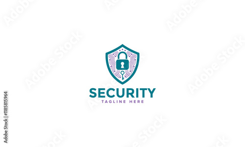 Professional Artificial Intelligence Protection Shield Security Logo Design Vector Template, Digital Safety Emblems