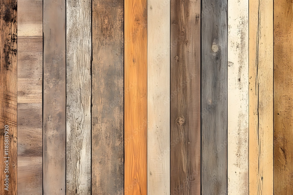 Rustic reclaimed wood planks wall texture background Rustic reclaimed wood planks wall texture background