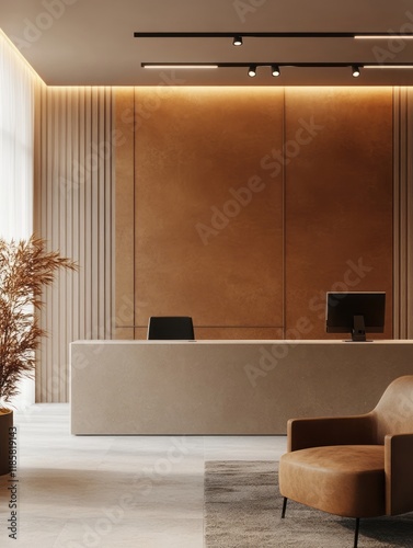 Modern Minimalist Office Re...