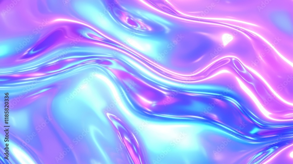 Naklejka premium Glossy latex patterns featuring a stunning 3D render.