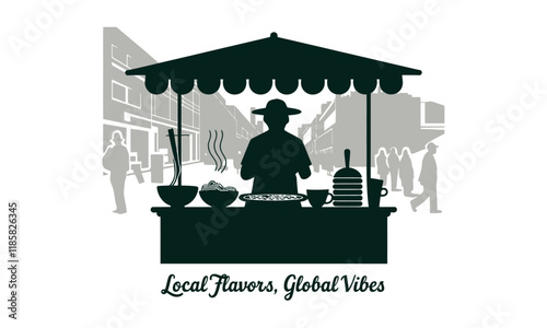 Quick Street Food Vector art Clipart graphic