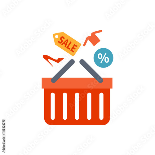 E-commerce Iconography Illustration