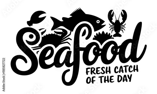 Seafood Vector art graphic