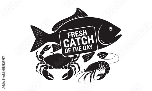 Seafood Vector art graphic