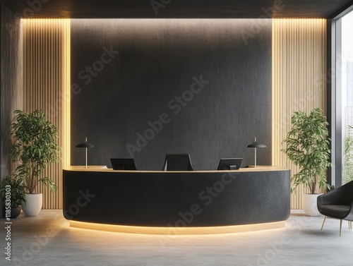 Modern Office Reception Are...