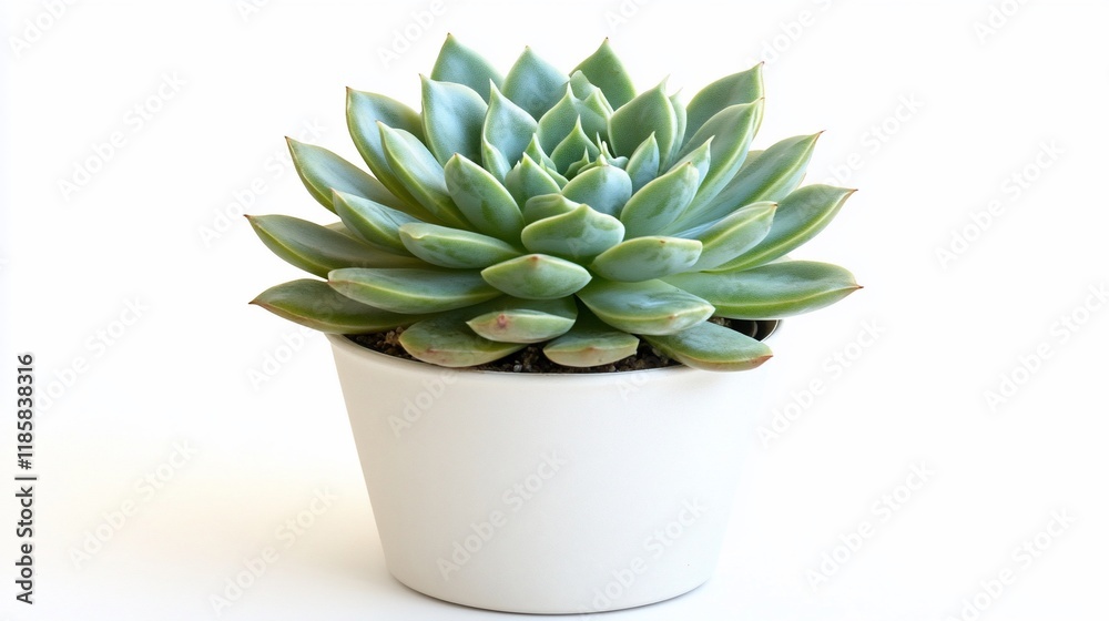 Serene Echeveria Succulent in a White Pot Serene Echeveria Succulent in a White Pot