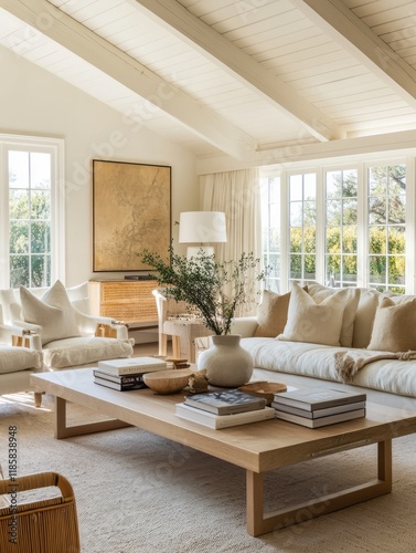 Tranquil Living Room with N...