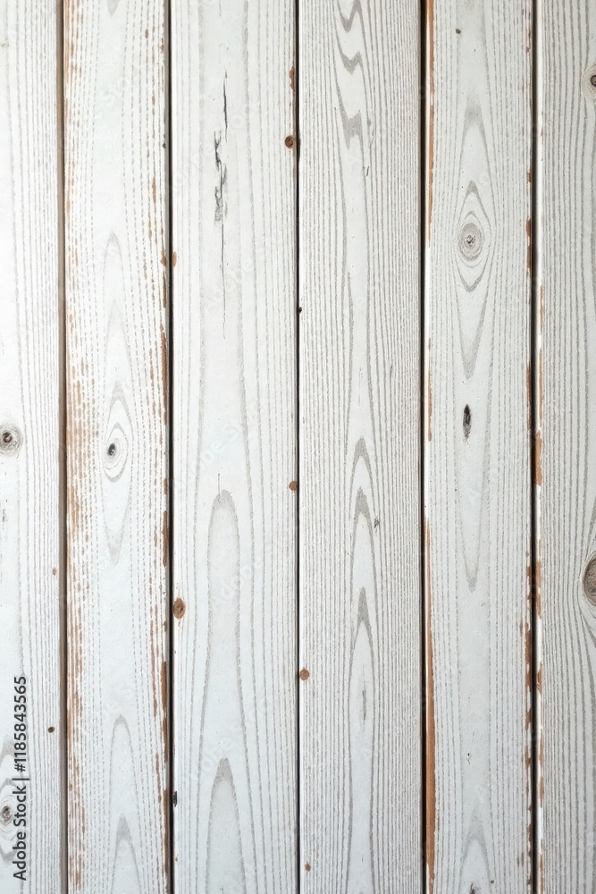 Fototapeta premium Textured whitewashed wood planks, rustic backdrop, craft, boards