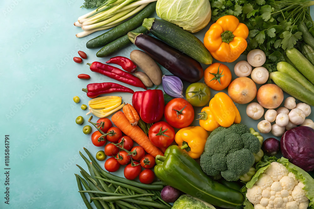 Celebrate national fresh fruit and vegetables month with vibrant produce display. Celebrate national fresh fruit and vegetables month with vibrant produce display.