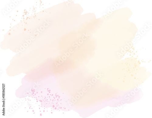 yellow and pink watercolor pastel cotton candy rainbow splash background