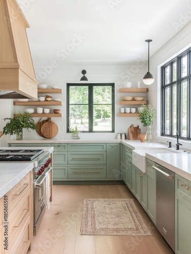 Modern Farmhouse Kitchen De...