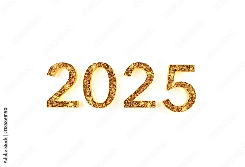 3d text 2025 new year gold realistic rendering 3d text 2025 new year gold realistic rendering