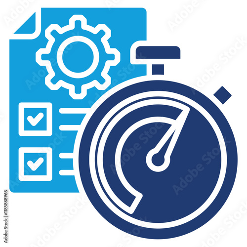 Stopwatch Icon Element For Design