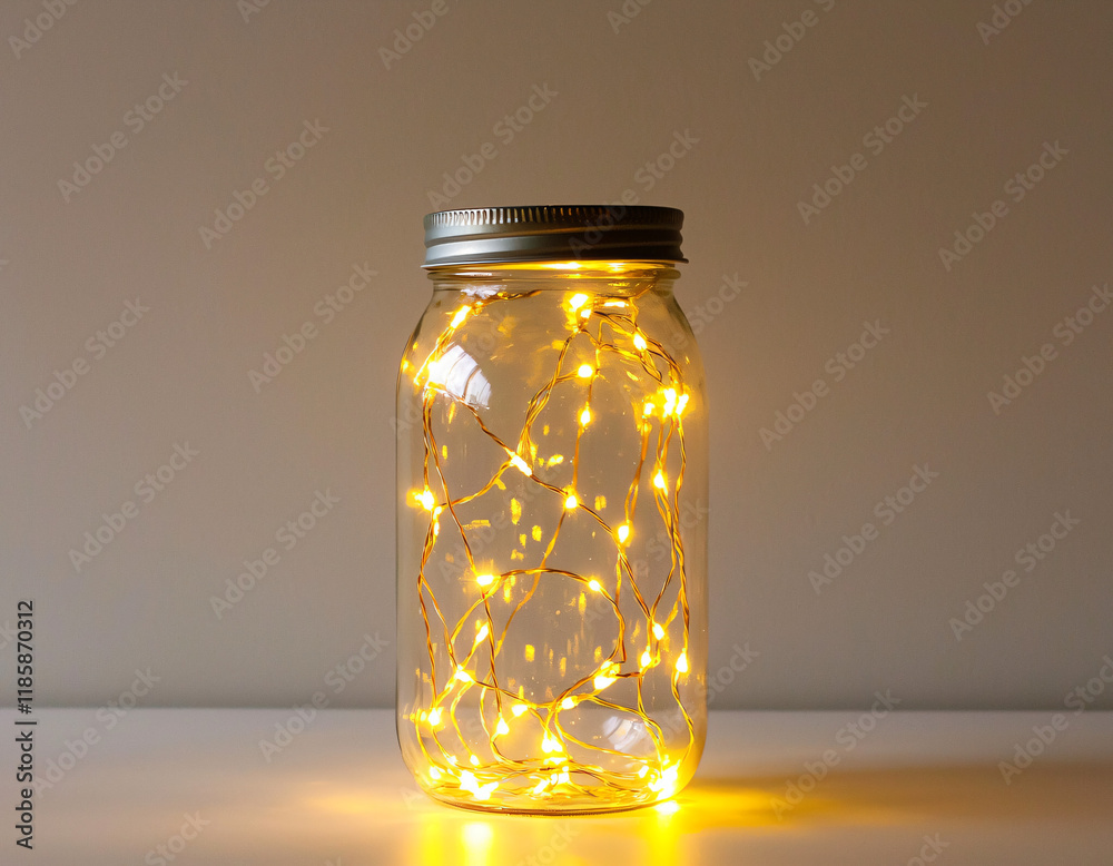 Fairy Lights in Jar