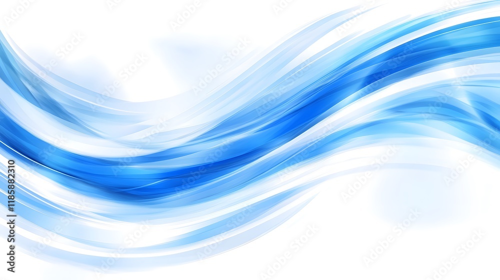 Abstract Blue White Wave Background Design Abstract Blue White Wave Background Design