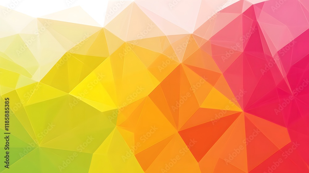 Obraz premium Abstract Colorful Geometric Triangular Background