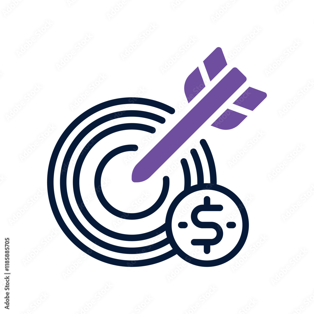 target icon. vector dual tone icon for your website, mobile, presentation, and logo design. target icon. vector dual tone icon for your website, mobile, presentation, and logo design.