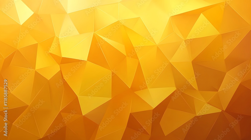 Abstract Golden Geometric Background Low Poly Triangles Abstract Golden Geometric Background Low Poly Triangles