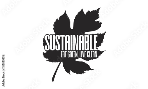 Sustainable Vector Logo Graphic photo