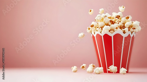 A vintage poster of a classic movie night with a sepia-tone background, popcorn, and an old film reel photo