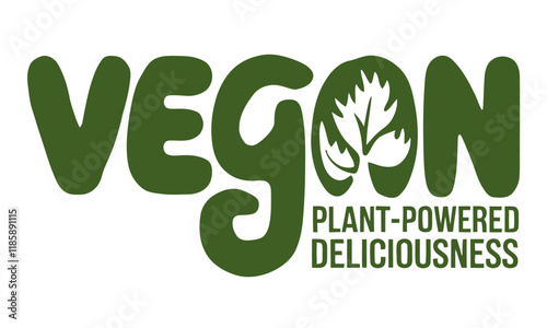 Vegan Food Vector Clipart icon