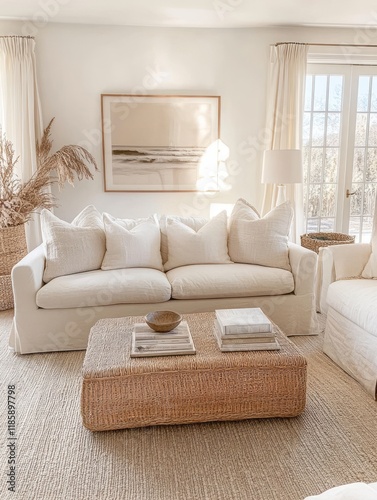 Serene Coastal Living Room ...