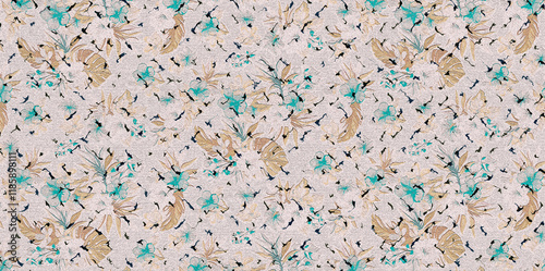 Digital And Textile Design Pattern