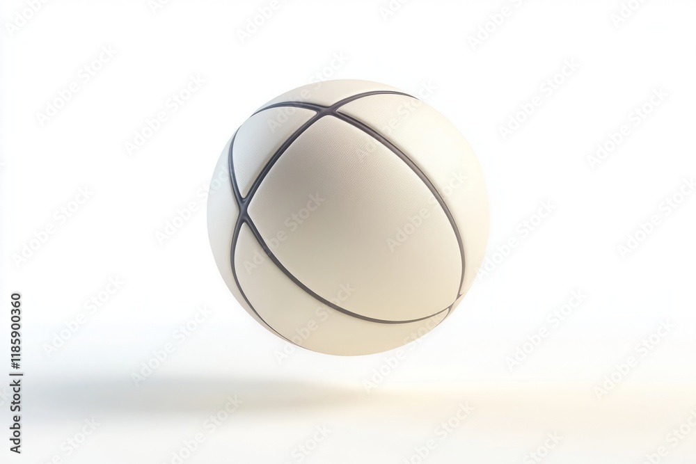 volley ball, matte, isolated on white, floating in the air volley ball, matte, isolated on white, floating in the air