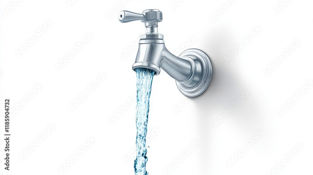 A Realistic Depiction of Water Flowing from a Fountain for Use in Nature or Relaxation-themed Projects A Realistic Depiction of Water Flowing from a Fountain for Use in Nature or Relaxation-themed Projects
