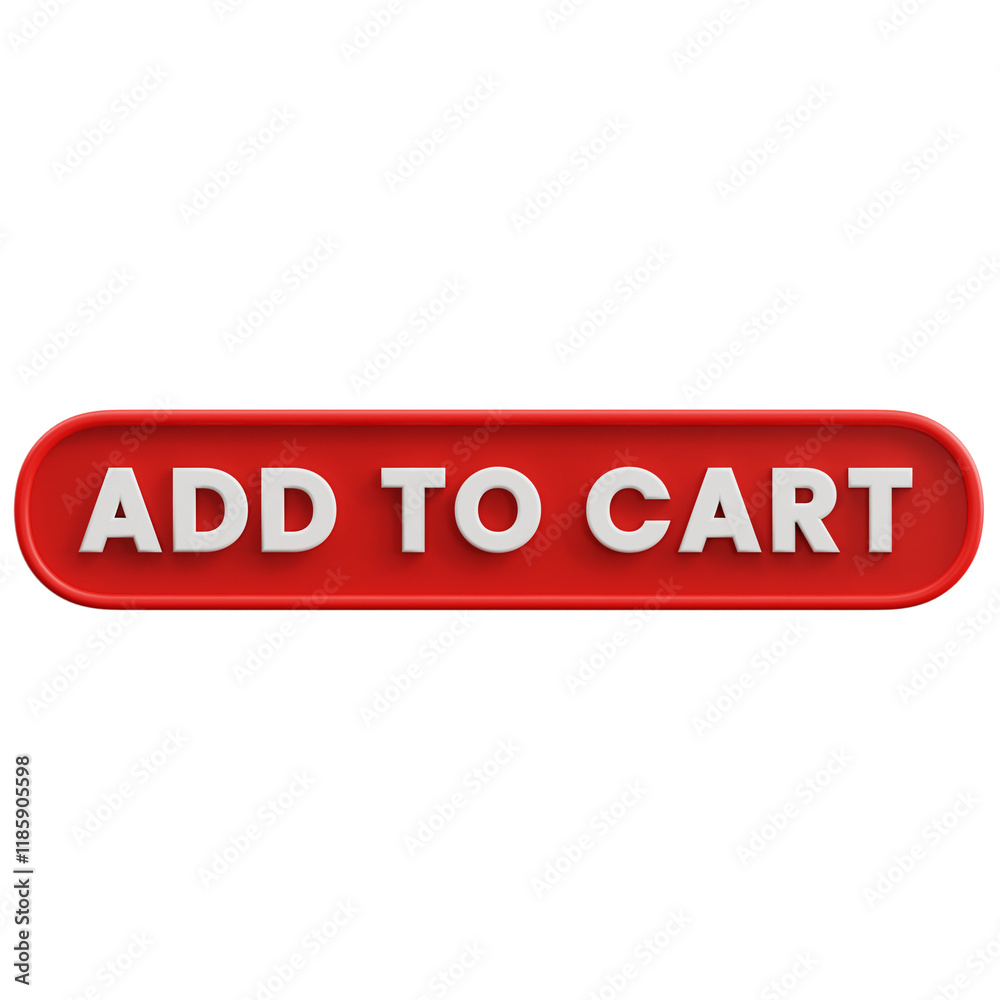 Checkout Button 3D Illustration Checkout Button 3D Illustration