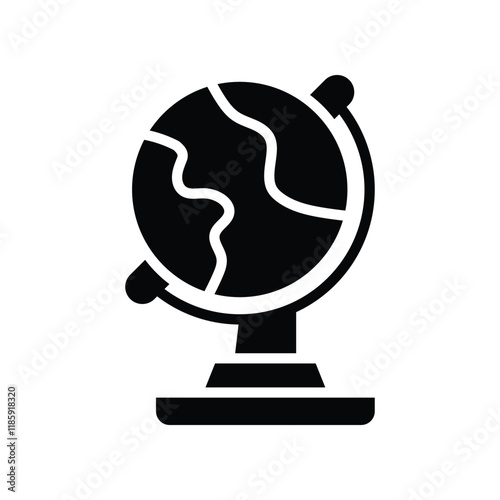 globe icon. vector glyph icon for your website, mobile, presentation, and logo design.