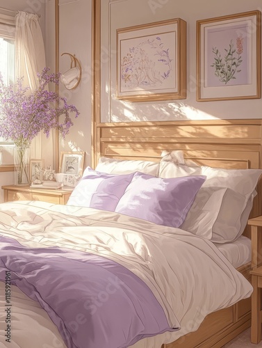 Serene Bedroom Decor With L...