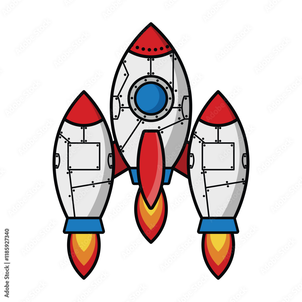 Obraz premium Rocket Illustration