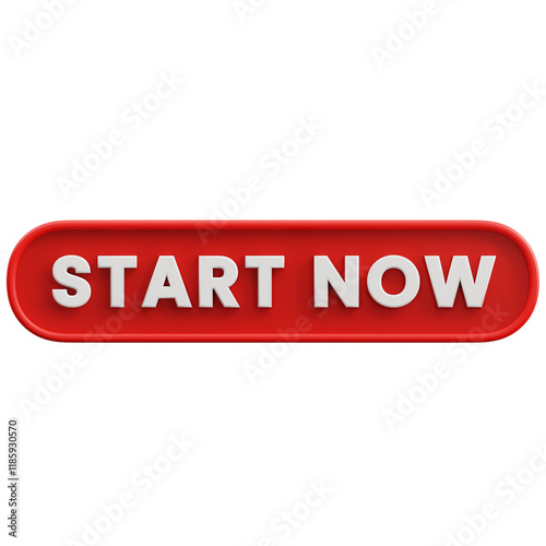 Continue Button 3D Illustration
