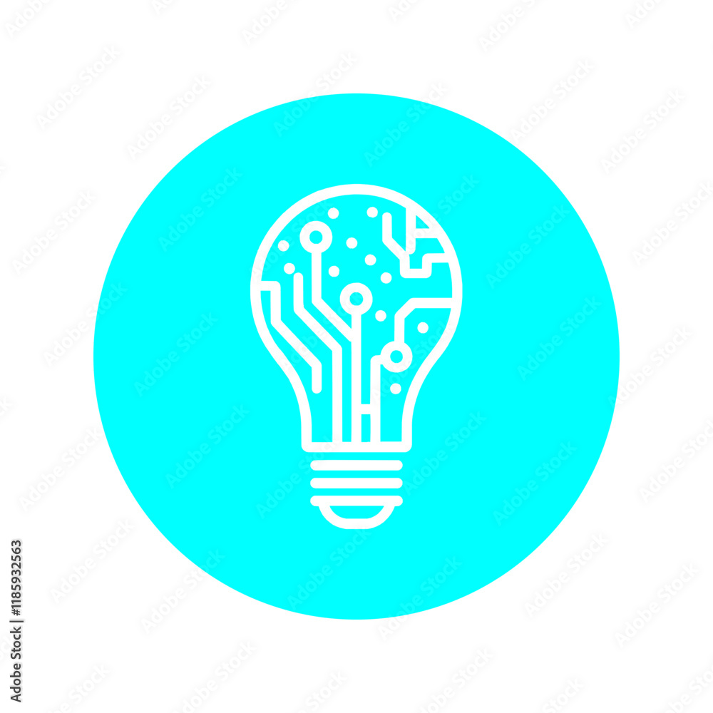 Lightbulb with Circuits Lightbulb with Circuits