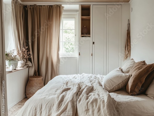 Serene Bedroom Decor Neutra...