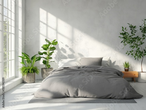 Minimalist Bedroom Design w...