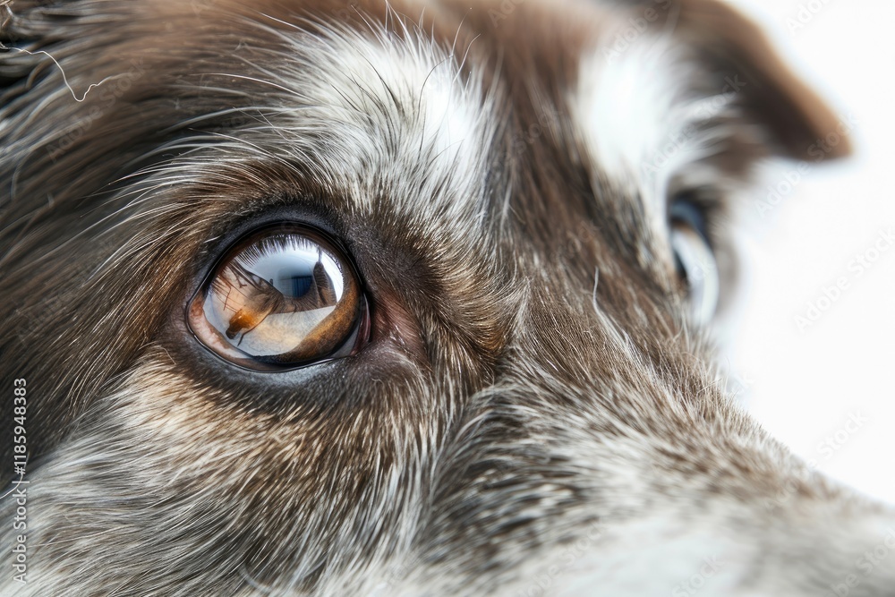 Vibrant Color Visual of the Eyes of Dogs, Emotions and Feelings Vibrant Color Visual of the Eyes of Dogs, Emotions and Feelings