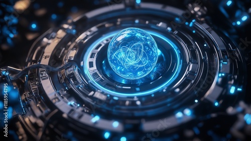 Wallpaper Mural quantum computer futuristic prediction Torontodigital.ca