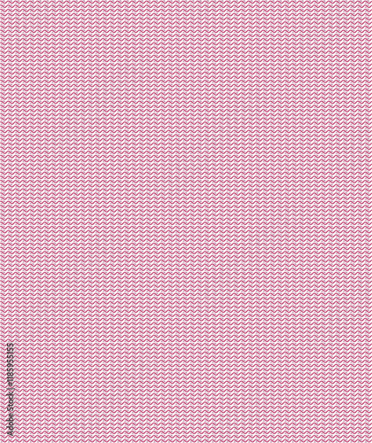 Repeating pattern of small, wavy, reddish-pink lines on a light-pink background. photo